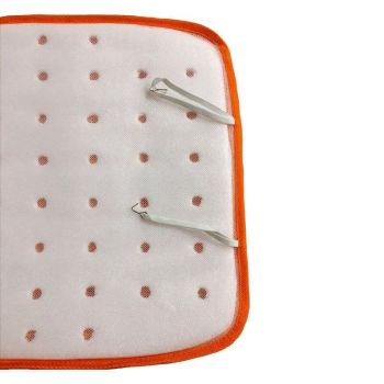 Πλατοκάθισμα Ψάθα Για Κάθισμα Αυτοκινήτου Μπομπ Σφουγγαράκης Tετραγωνοπαντελονής Πορτοκαλί 1 Τεμάχιο