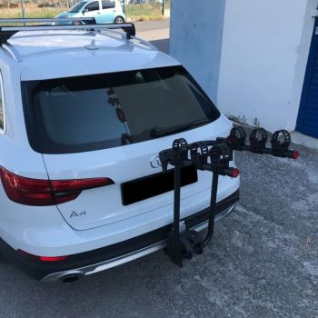 Μπάρα / Βάση Ποδηλάτων Κοτσαδόρου Cruz Frame 3 940-520 Μαύρη Για 3 Ποδήλατα