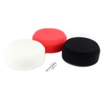 Σετ Γυαλίσματος Αυτοκινήτου Με 3 Σφουγγάρια 125mm M14 4 Τεμάχια