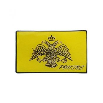 Αυτοκόλλητο Αυτοκινήτου Σημαία ''Πόντος΄΄ 8cm x 5cm Με Επικάλυψη Σμάλτου 1 Τεμάχιο