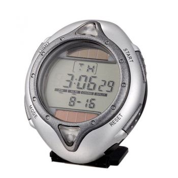 Ψηφιακό Ρολόι Ταμπλό/Αεραγωγού Με Φως Ασημί TR-2138 1 Τεμάχιο
