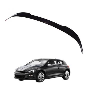 Αεροτομή Οροφής Πρόσθετο Για Vw Scirocco 08-14 R-Look Για Standard Έκδοση Γυαλιστερό Μαύρο Maxton Design Από Abs Πλαστικό