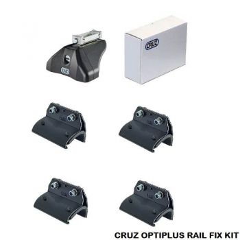 Πόδια / Άκρα Για Μπάρες Οροφής CRUZ Optiplus Rail FIX 936-576 Για Dacia Duster 18+ Με Ενσωματωμένο Railing Σετ 4 Τεμάχια