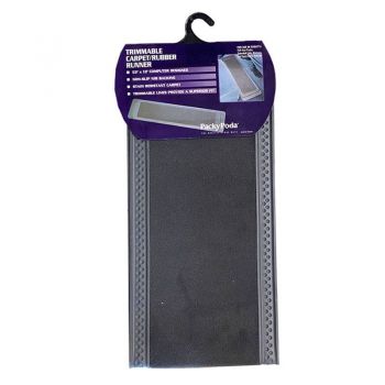 Πατάκι Πισινό Για Αυτοκίνητο / Suv / Van Universal 135cm x 33cm Από Λάστιχο Με Μοκέτα Γκρι Packy Poda 1 Τεμάχιο
