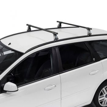 Μπάρες Οροφής Σιδερένιες CRUZ 921-101 Optima OS-115cm Μαύρες 2 Τεμάχια