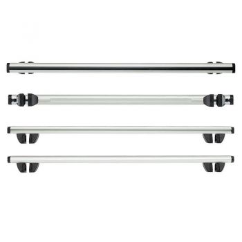 Μπάρες Οροφής Αλουμινίου CRUZ 924-066 Alu Cargo R-148cm Railing System Ασημί 2 Τεμάχια