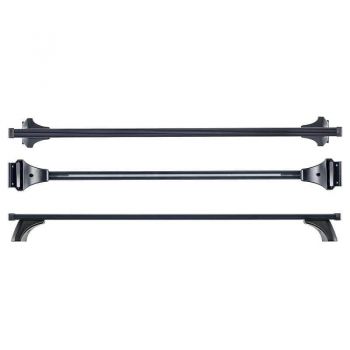 Μπάρες Οροφής Σιδερένιες CRUZ 921-360 Oplus SX-120cm Μαύρες 2 Τεμάχια