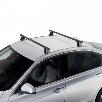 Μπάρες Οροφής Σιδερένιες CRUZ 921-360 Oplus SX-120cm Μαύρες 2 Τεμάχια