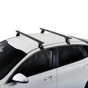 Μπάρες Οροφής Αλουμινίου Αεροδυναμικές CRUZ 925-776 Airo Dark T-133cm Μαύρες 2 Τεμάχια