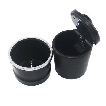 Σταχτοθήκη Αυτοκινήτου Ποτηροθήκης & Αεραγωγού Με Led Φως HT-033 1 Τεμάχιο