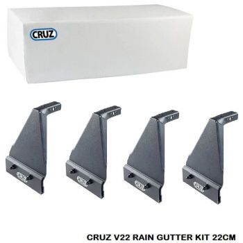 Πόδια / Άκρα Για Μπάρες & Σχάρες Οροφής CRUZ LCV 933-074 Νεροχύτη Universal V22 22cm Σετ 4 Τεμάχια