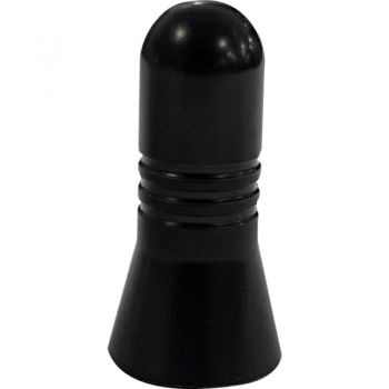 Κεραία Οροφής Αυτοκινήτου Universal Αλουμινίου Πομπέ Μικρή 3cm Μαύρη Με 3 Αντάπτορες [CLONE]