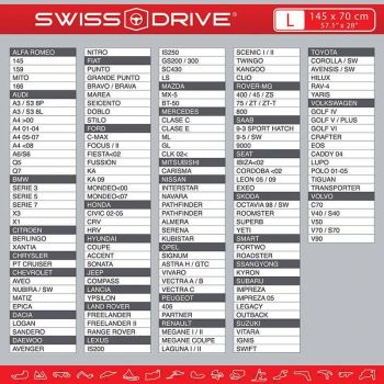 Ηλιοπροστασία Παρμπρίζ Αλουμινίου Μπλε Matte Large MATTBLU 145 x70 cm 1 Τεμάχιο