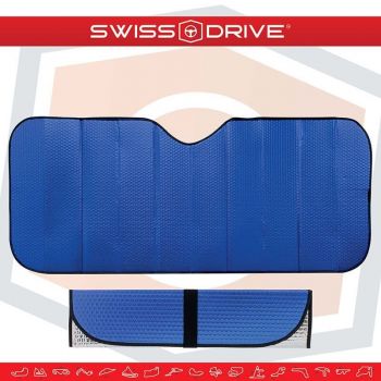 Ηλιοπροστασία Παρμπρίζ Αλουμινίου Μπλε Matte Large MATTBLU 145 x70 cm 1 Τεμάχιο