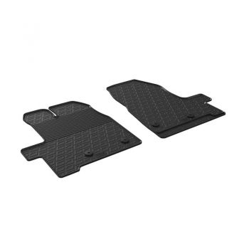 Πατάκια Αυτοκινήτου Gledring 0895 Ford Transit Custom Furgon / Kombi Furgon / Kombi Facelift Χειροκίνητο 2018- Μαύρο 2 Τεμάχια