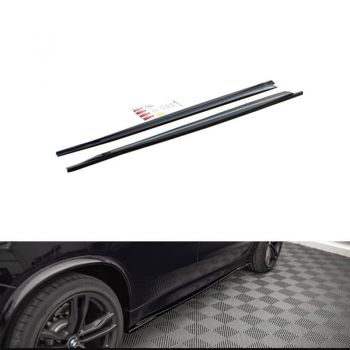 Πλαινά Μαρσπιέ Για Bmw X5 M F15 14-18 Γυαλιστερό Μαύρο Από Abs Πλαστικό Maxton Design 2 Τεμάχια