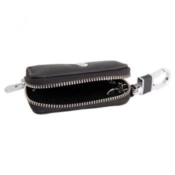 Μπρελόκ Δερμάτινο Μαύρο Με Κλειδοθήκη Seat