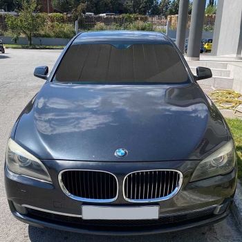Ηλιοπροστασία Παρμπρίζ Αλουμινίου Laser Feral Μαύρο Matte Medium 145 x 60 cm 1 Τεμ