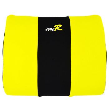 Μαξιλαράκι Μέσης Type-R Για Το Κάθισμα Του Αυτοκινήτου 35x30cm Κίτρινο / Μαύρο 1 Τεμάχιο 11139