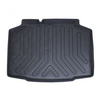 Πατάκι Πορτ-Παγκάζ 3D Σκαφάκι Από Λάστιχο TPE Για Skoda Kamiq 2019+ Μαύρο Rizline
