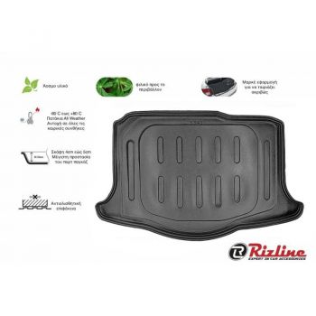 Πατάκι Πορτ-Παγκάζ 3D Σκαφάκι Από Λάστιχο TPE Για SsangYong Tivoli 2015+  Μαύρο Rizline