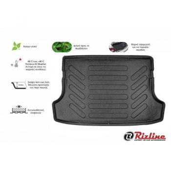 Πατάκι Πορτ-Παγκάζ 3D Σκαφάκι Από Λάστιχο TPE Για Suzuki Grand Vitara 2005-2014 5D Μαύρο Rizline