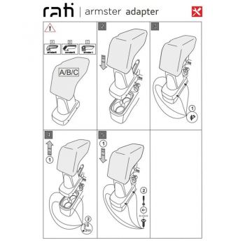 Βάση Τεμπέλη Ειδική Για Ford Ka+ 16-21 Armster Rati 1 Τεμάχιο