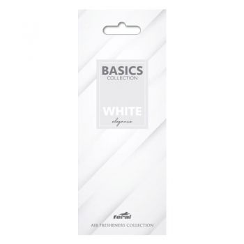Αρωματικό Αυτοκινήτου Κρεμαστό Feral Basics Collection White Elegance