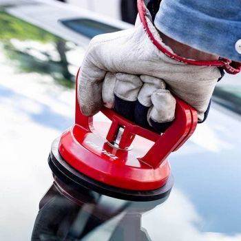 Μονή Βεντούζα Μεταφοράς Τζαμιών Διαμέτρου 1 x 118mm Με Ικανότητα Συγκράτησης 40kg Αmio 02901 1 Τεμάχιο