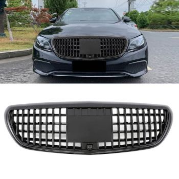 Μάσκα Για Mercedes-Benz E-Class W213 16-20 Exclusive Maybach Look Γυαλιστερό Μαύρο 1 Τεμάχιο
