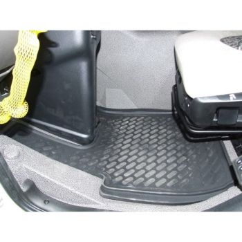 Πατάκια Φορτηγού Σκαφάκια 3D Από Λάστιχο Για  Daf CF65, CF75,  CF85 "Star Diamond" 2 Τεμάχια Μαύρα