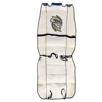 Πλατοκαθίσματα Μπροστινά 100% Πετσέτα Ταζ WB Μπλε/Γκρι 2 Τεμάχια 2756-39