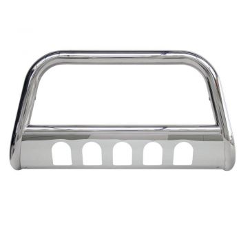 ΕΜΠΡΟΣΘΙΟΣ ΠΡΟΦΥΛΑΚΤΗΡΑΣ ΜΕ ΠΟΔΙΑ (BULL-BAR) PRE 1600 NISSAN NAVARA D22 &amp; NP300