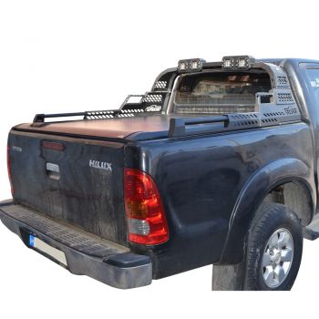 ΚΑΠΑΚΙ ΚΑΡΟΤΣΑΣ ΡΟΛΟ ΑΛΟΥΜΙΝΙΟΥ ΜΕ PREMIUM LED ROLL-BAR TEK 908 ROLL+RB 430LED TOYOTA HILUX (VIGO) 2005+&amp;2011+