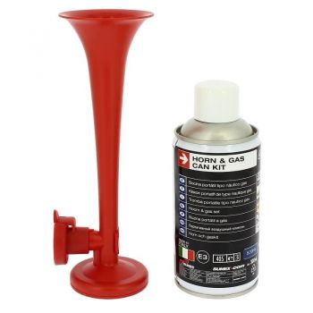 Κόρνα Γηπέδου Με Φιάλη 300ml 500hz 110db Με Πιστοποίηση E3 Made in Italy