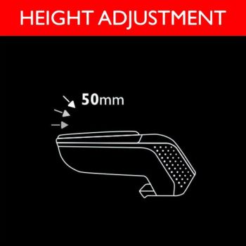 Κονσόλα Χειροφρένου Τεμπέλης Με Βάση Armster 2 Για Mini Cooper II 07-14 Ασημί Χρώμα Σετ 2  Τεμάχια