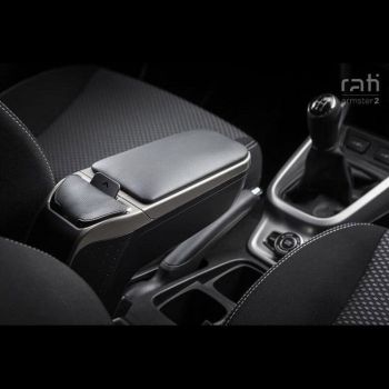 Κονσόλα Χειροφρένου Τεμπέλης Με Βάση Armster 2 Για Mini Cooper II 07-14 Ασημί Χρώμα Σετ 2  Τεμάχια