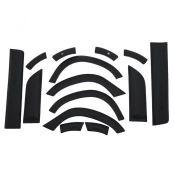 Πλαϊνά Φτερά Τροχών Για Dacia Duster 2018-2021 & Τριμ Πόρτας Σετ 14 Τεμαχίων