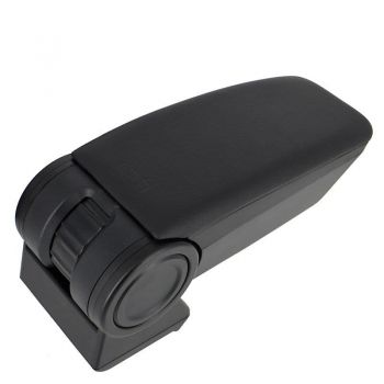 Κονσόλα Χειροφρένου Τεμπέλης Με Βάση Armster 3 Vegan Leather Για Fiat Idea 03-11 Μαύρο Χρώμα Σετ 2  Τεμάχια