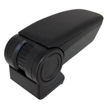 Κονσόλα Χειροφρένου Τεμπέλης Με Βάση Armster 3 Vegan Leather Για Ford Transit Connect 02+ Μαύρο Χρώμα Σετ 2  Τεμάχια