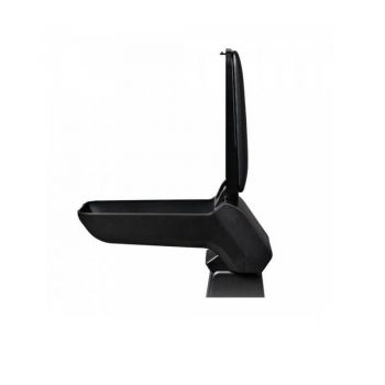 Κονσόλα Χειροφρένου Τεμπέλης Με Βάση Armster S Από Δερματίνη Για Mazda 2 07-14 Μαύρο Χρώμα Σετ 2 Τεμάχια