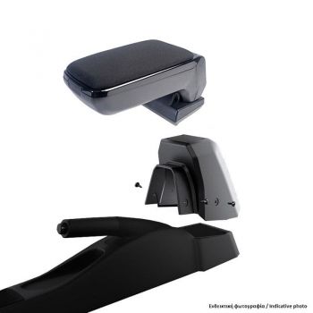 Κονσόλα Χειροφρένου Τεμπέλης Με Βάση Armster S Υφασμάτινη Για Honda CR-Z 10-16 Μαύρο Χρώμα Σετ 2 Τεμάχια