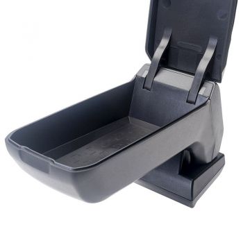 Κονσόλα Χειροφρένου Τεμπέλης Με Βάση Armster S Υφασμάτινη Για Dacia Duster 09-17 Μαύρο Χρώμα Σετ 2  Τεμάχια