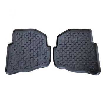 Πατάκια Σκαφάκια 3D Από Λάστιχο Για Skoda Fabia 06-14 "Star Diamond" 4 Τεμάχια Μαύρα