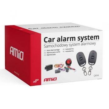 Συναγερμός Αυτοκινήτου Amio Με 2 Χειριστήρια Και Κραδασμικό CΑ14 / 01678