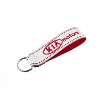Μπρελόκ Κλειδιών Δερματίνη Κεντητό Δύο Όψεων Kia