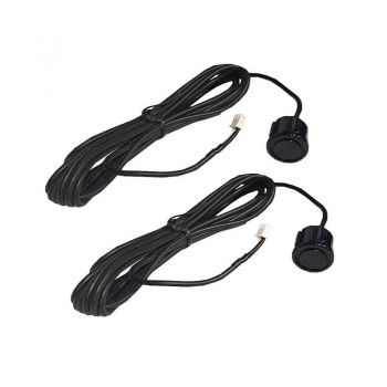 Σύστημα Παρκαρίσματος PDC Με 2 Αισθητήρες 18mm Μαύρο Γυαλιστερό Με Οθόνη Led Και Ήχο Steel Mate PTS200F