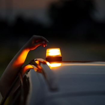 Φάρος Ασφαλείας Αυτοκινήτου Μαγνητικός Osram LEDguardian Road Flare Signal 3.7Volt 2000K 90.6 x 72.6 mm Πορτοκαλί LEDSL104