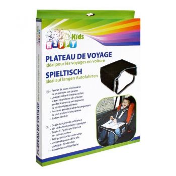 Τραπεζάκι Ταξιδίου Με 4 Θήκες Οργάνωσης - Organizer Μαύρο/Γκρι 43cm x 36cm 1 Τεμάχιο EAL 28615