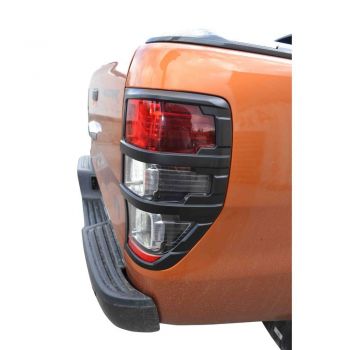 ΟΠΙΣΘΙΕΣ ΓΡΙΛΙΕΣ ΦΑΝΑΡΙΩΝ ΣΕ ΜΑΤ ΜΑΥΡΟ GR104 BL FORD RANGER T6 2012+ , T7 2017+&amp; T8 2020+